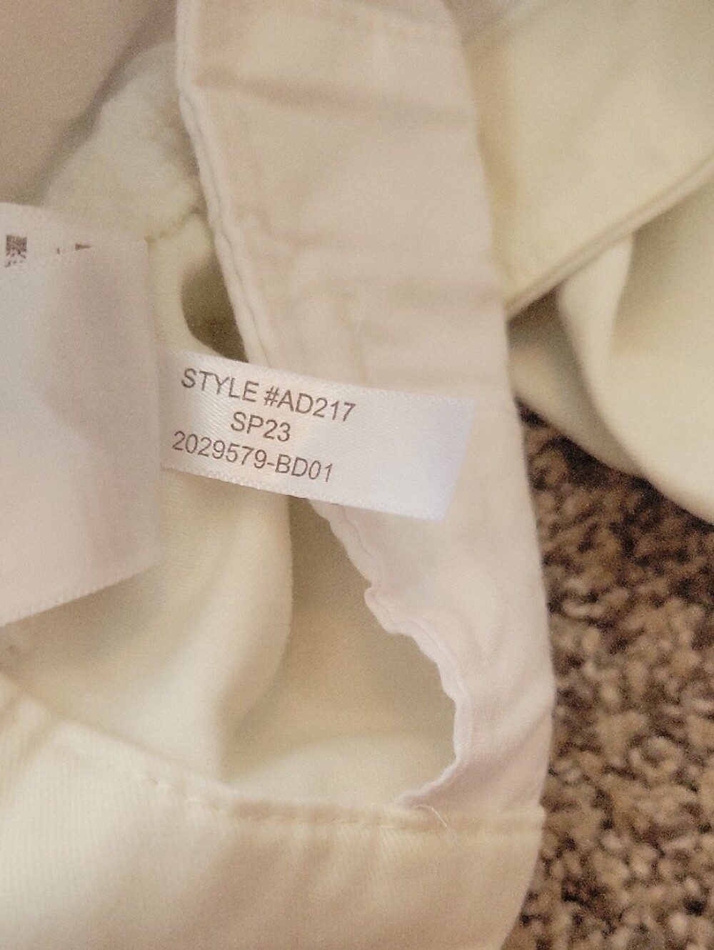 J. Crew Women's White Chinos - High-Rise Girlfriend Chino -Slim Tailored Look - Picture 7 of 7